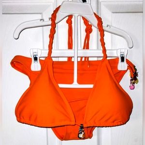 No Boundaries Junior's/ Women's Size M 2 piece Swimsuit. Bikini with Charms